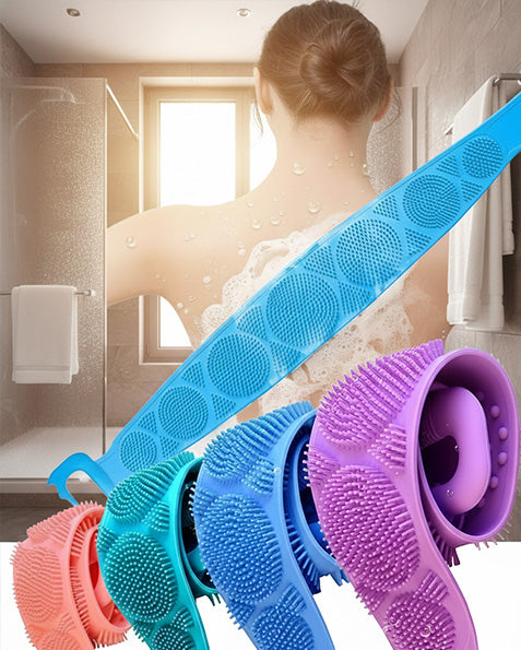 Silicone Body Back Scrubber Double Side Bathing Brush