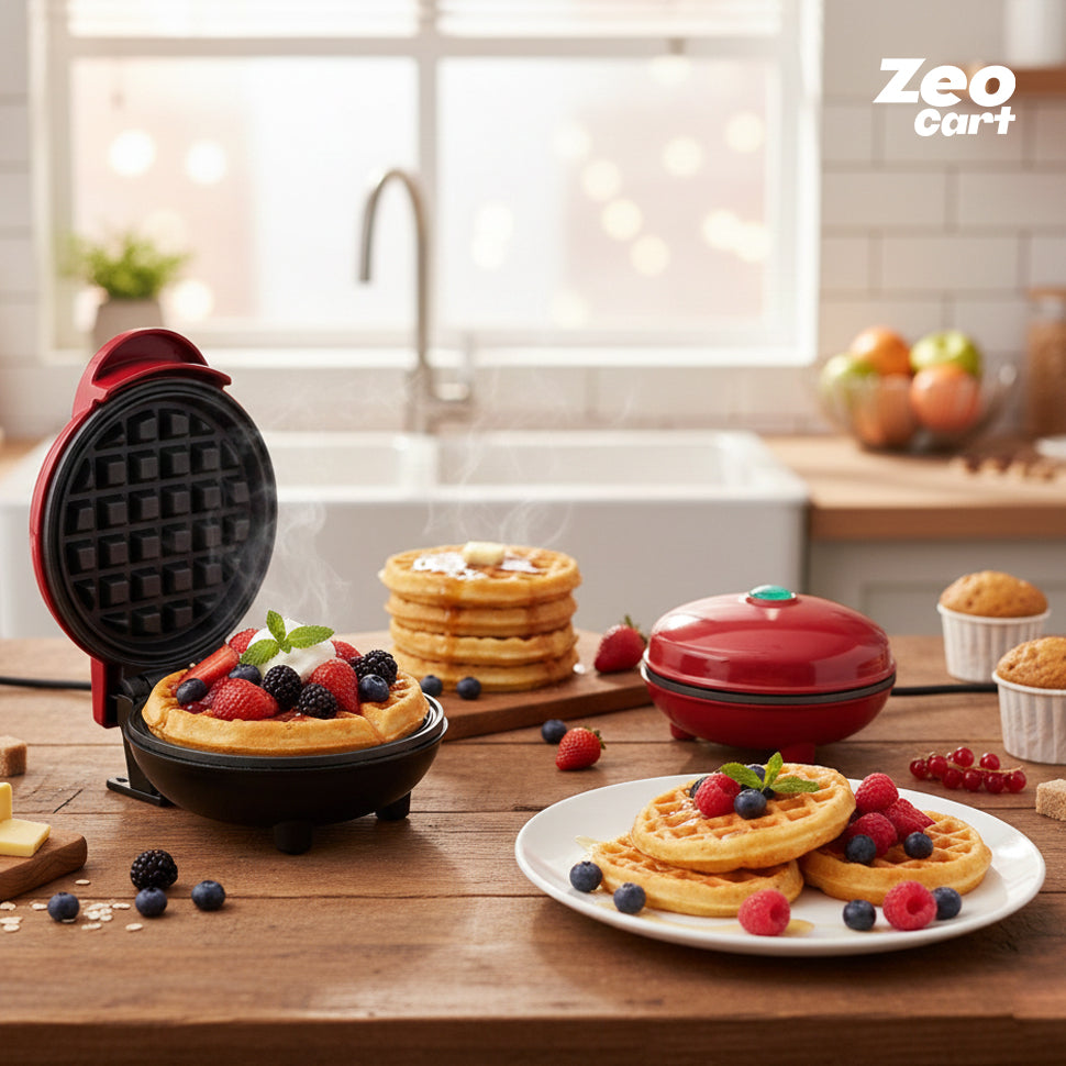 Mini Electronic Portable Waffle Making Machine